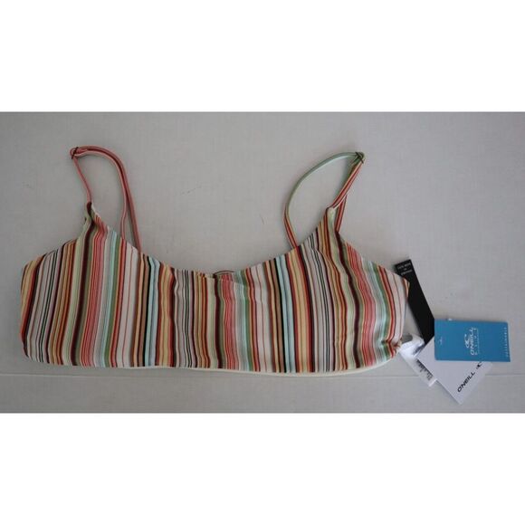 O'Neill Sz XL Striped Sundance Hermosa Surf Top/Cheeky Bottom 2-Pc Bikini Set$85 - Picture 2 of 9